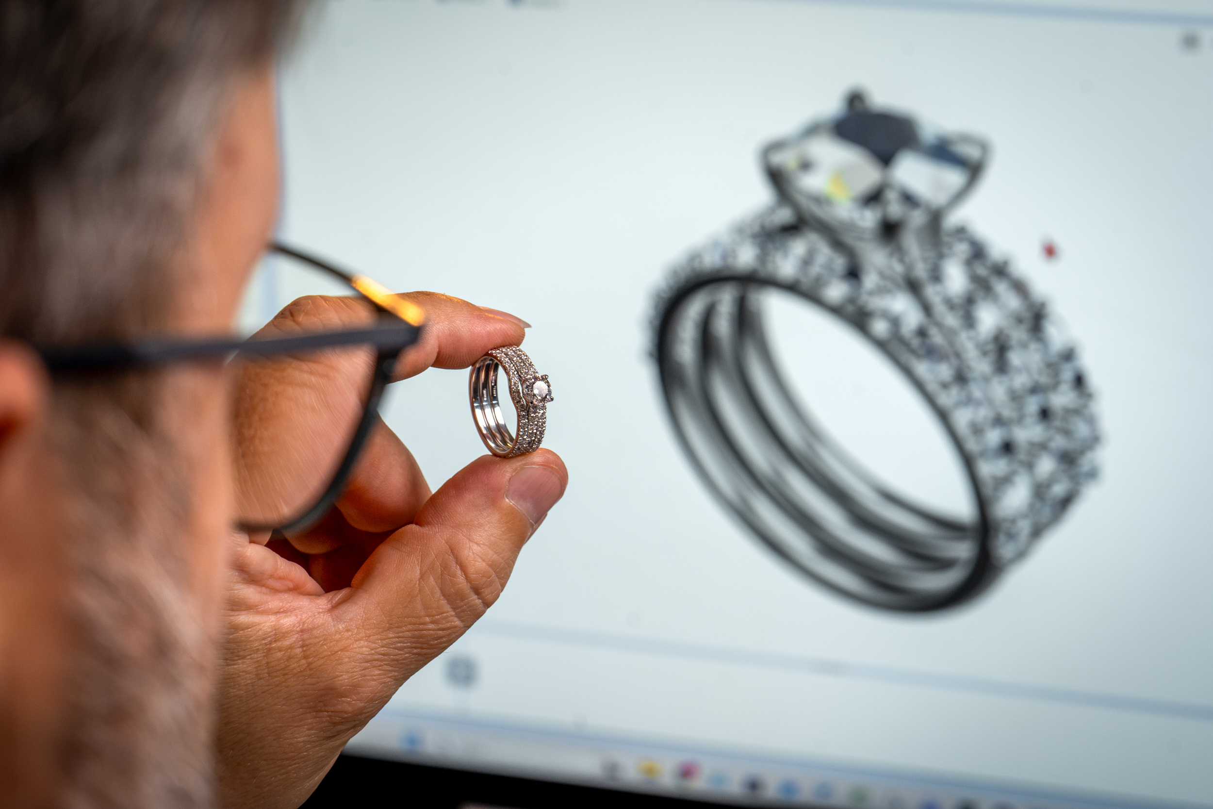 Progetto CAD di un gioiello su misura